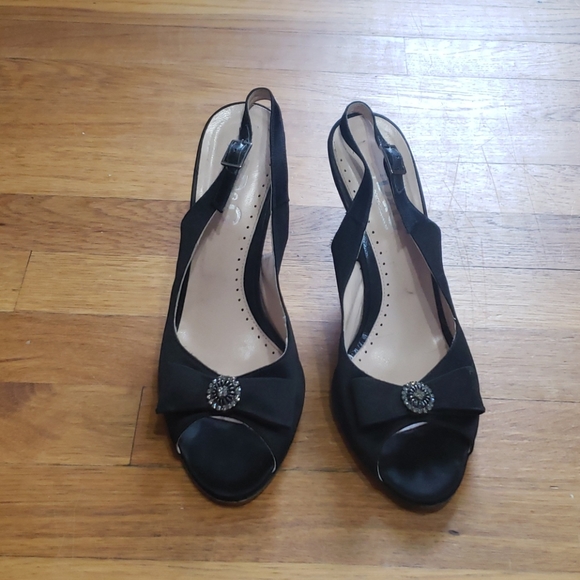 D&G Shoes - D&G Evening Shoes, Slingbacks with Crystals